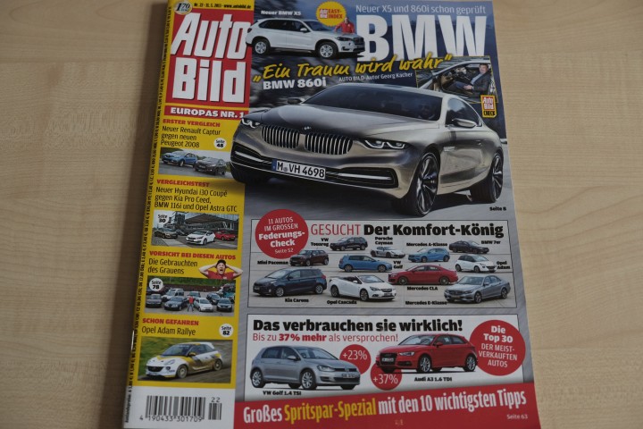 Deckblatt Auto Bild (22/2013)